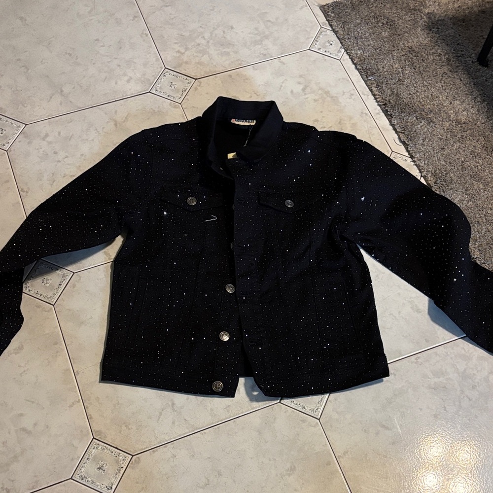 Men's Black Speckled Performance Jacket